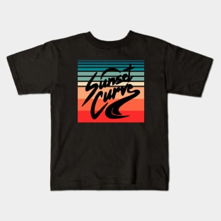 Julie And The Phantoms Sunset Curve Logo Kids T-Shirt